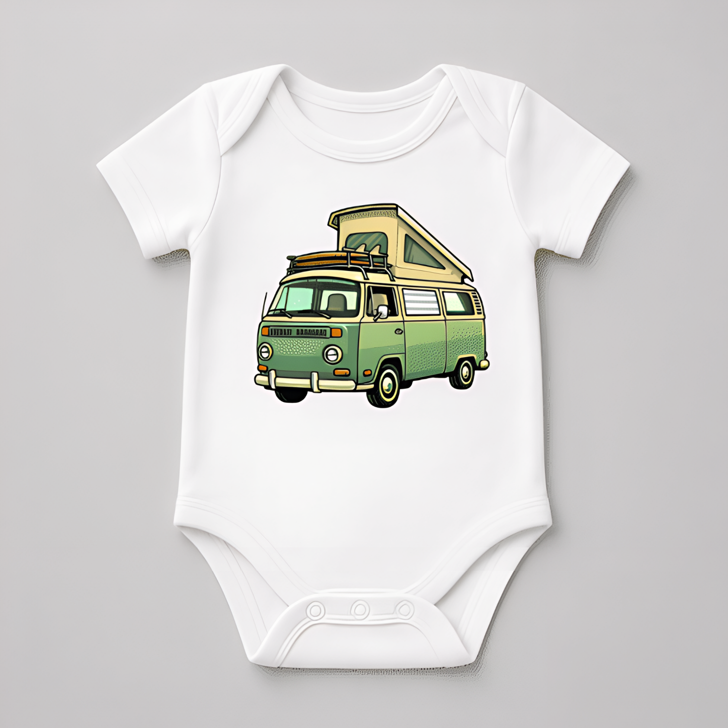 Personalisierter Babybody Cartoon-Style