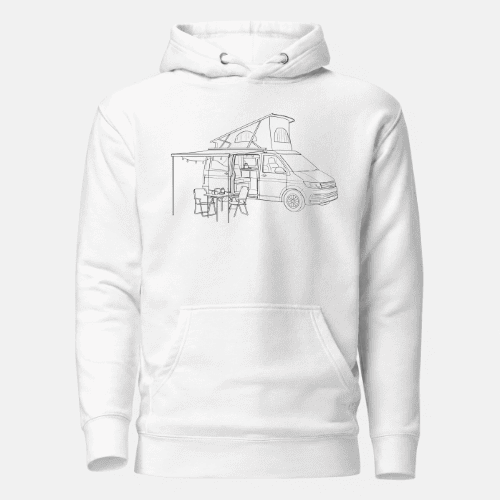 Personalisierter Unisex Hoodie Lineart-Style