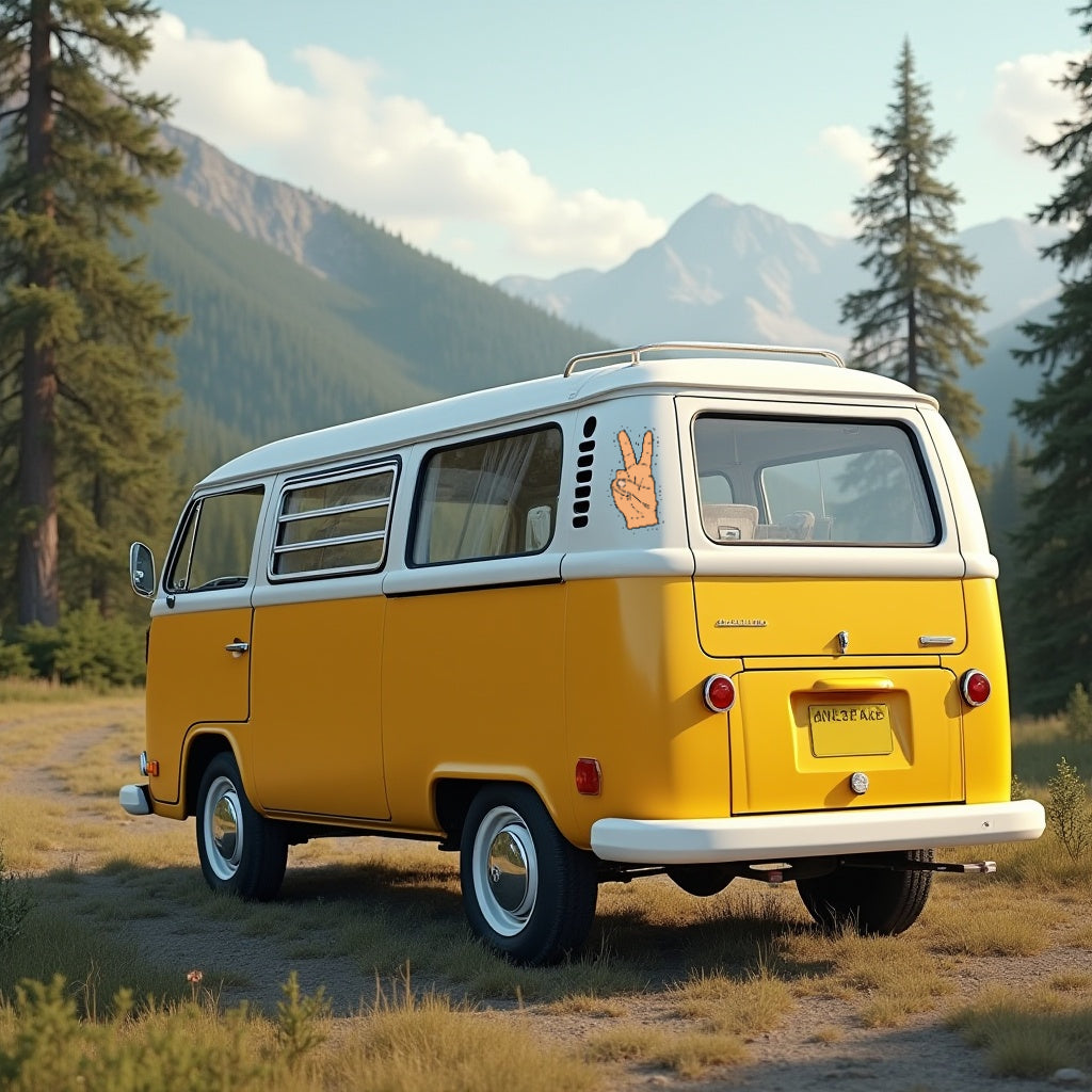 Peace in Motion – Das Zeichen der Freiheit - Sticker