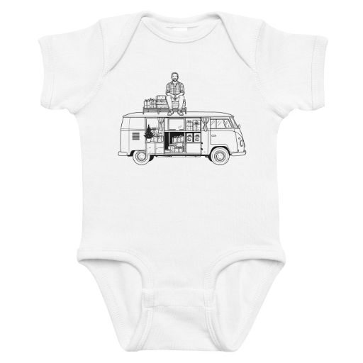 Line Art Baby Body Vorschau
