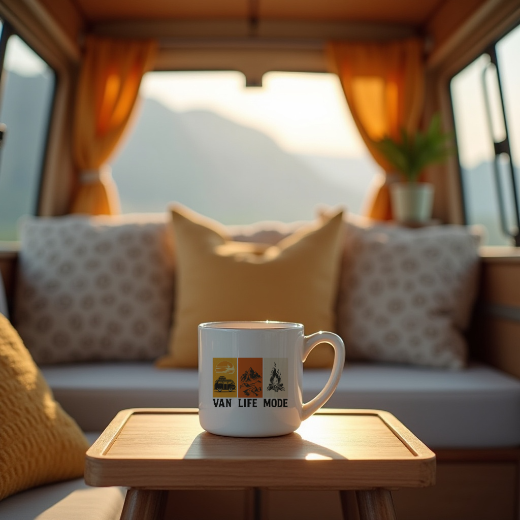 Vanlife Mode – Unterwegs zu Hause  - Standard Tasse