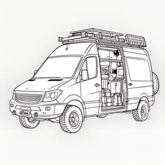 Personalisierte Blasenfreie Aufkleber Lineart-Style