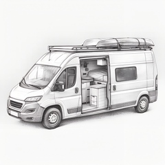 Personalisierte Blasenfreie Aufkleber Sketch-Style