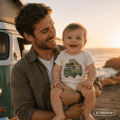 Personalisierter Babybody Cartoon-Style