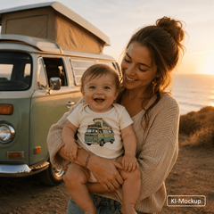 Personalisierter Babybody Cartoon-Style