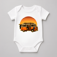 Personalisierter Babybody Retro-Style