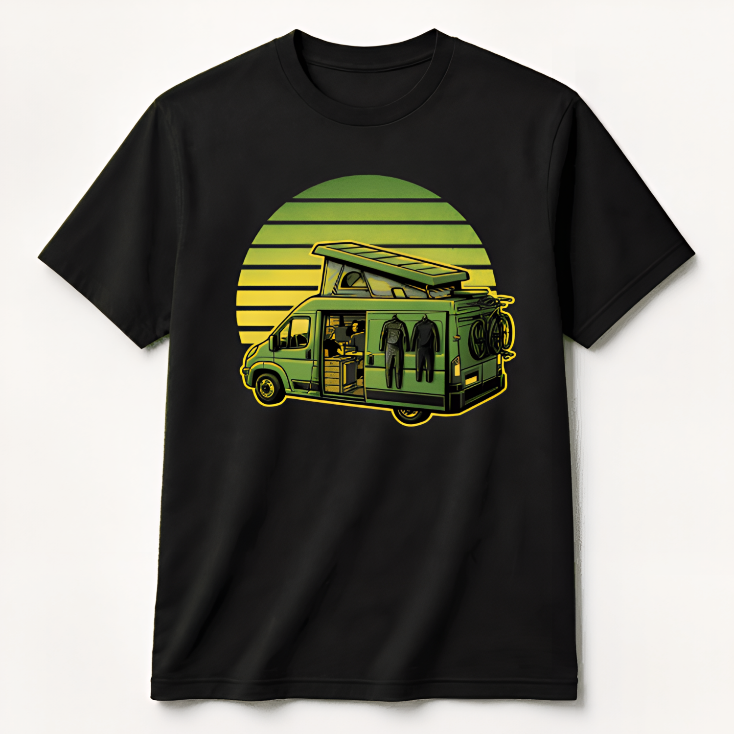 Personalisiertes Unisex Bio Baumwoll T-Shirt Retro-Style