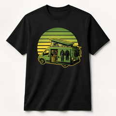 Personalisiertes Unisex Bio Baumwoll T-Shirt Retro-Style