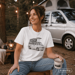 Personalisiertes Unisex Bio Baumwoll T-Shirt Sketch-Style