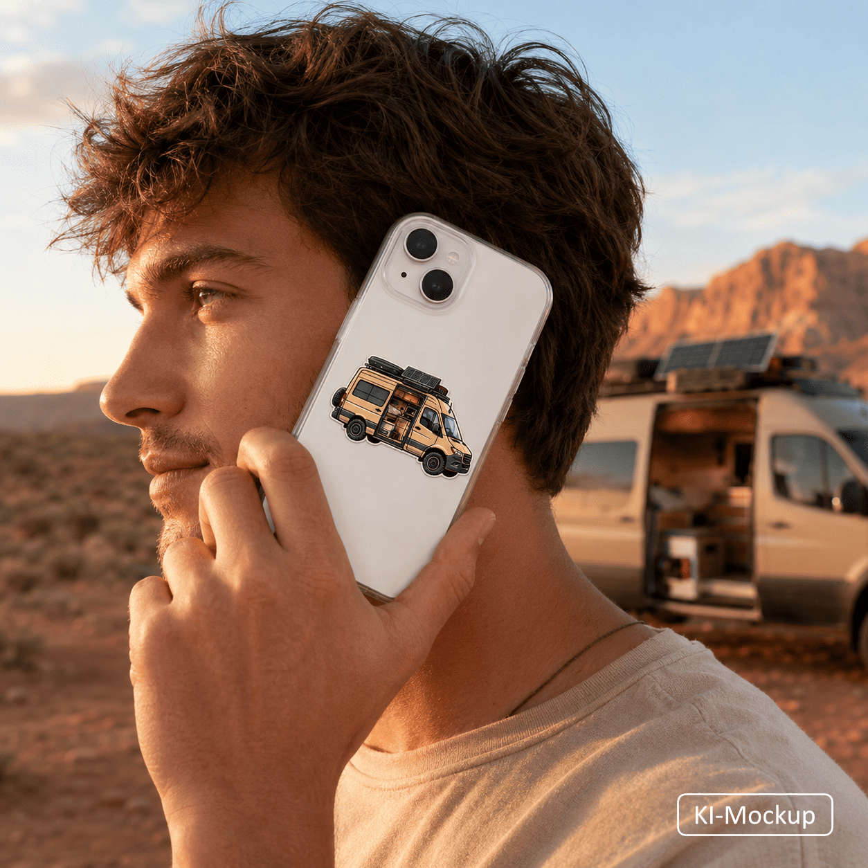Personalisierte iPhone-Hülle Cartoon-Style