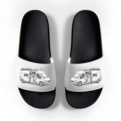 Personalisierte Herren-Schlappen Sketch-Style