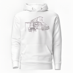 Personalisierter Unisex Hoodie Lineart-Style