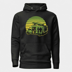 Personalisierter Unisex Hoodie Retro-Style