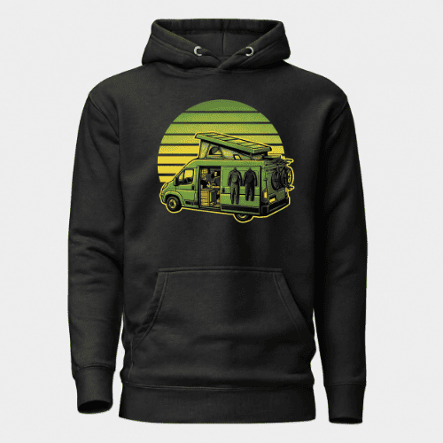 Personalisierter Unisex Hoodie Retro-Style