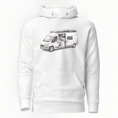 Personalisierter Unisex Hoodie Sketch-Style