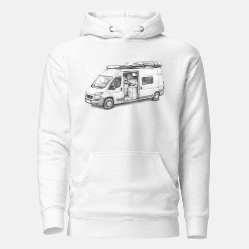 Personalisierter Unisex Hoodie Sketch-Style
