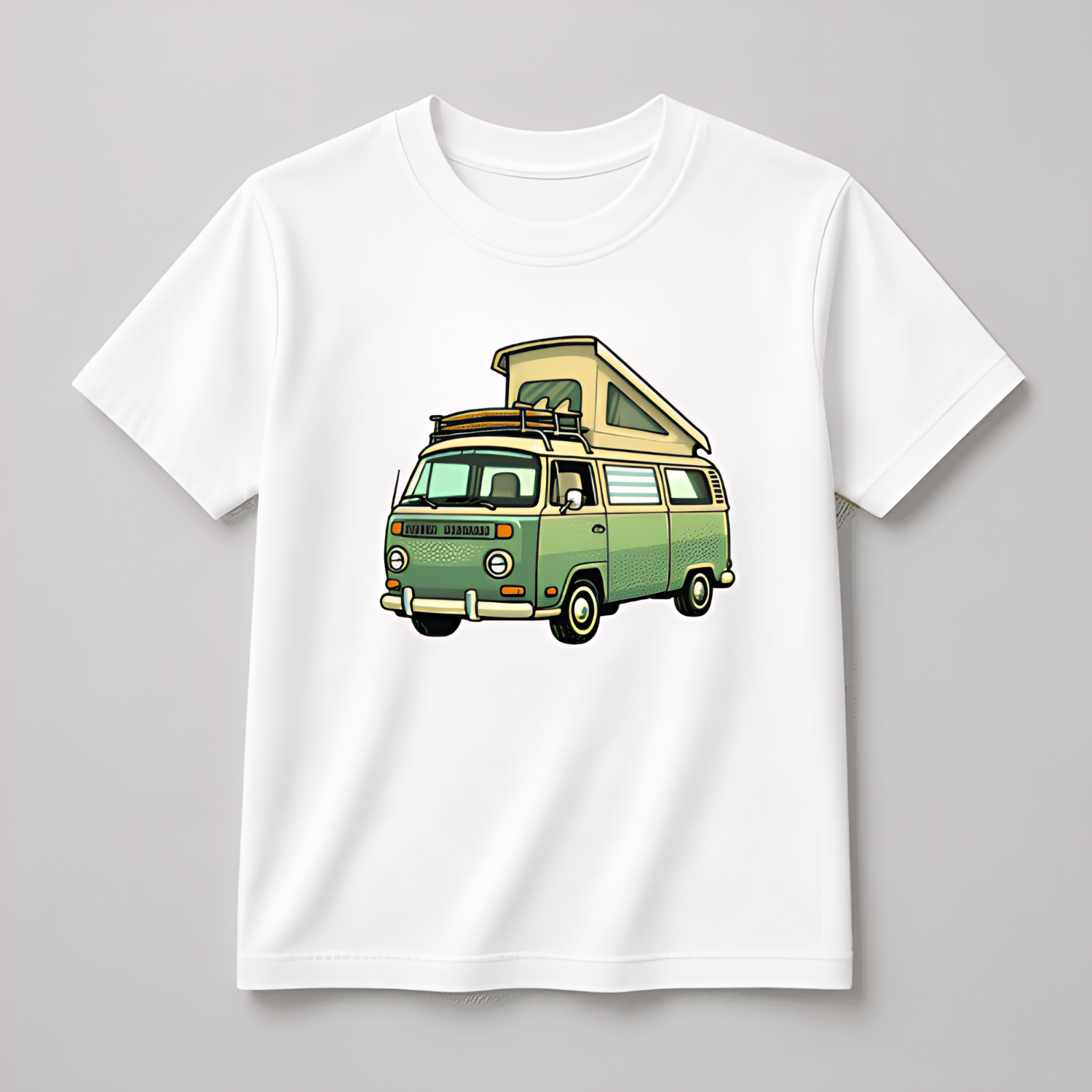 Personalisiertes Bio Baumwoll T-Shirt für Kinder Cartoon-Style