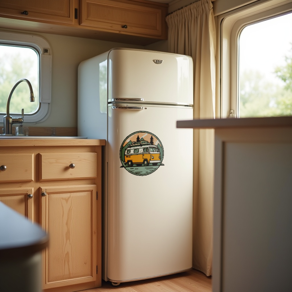 Mountain Vanlife – Freiheit auf vier Rädern  - Sticker