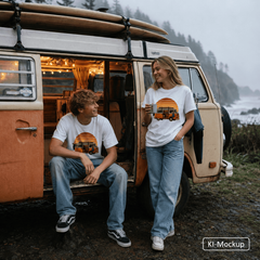 Personalisiertes Klassisches T-Shirt für Jugendliche Retro-Style