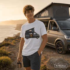 Personalisiertes Klassisches T-Shirt für Jugendliche Cartoon-Style