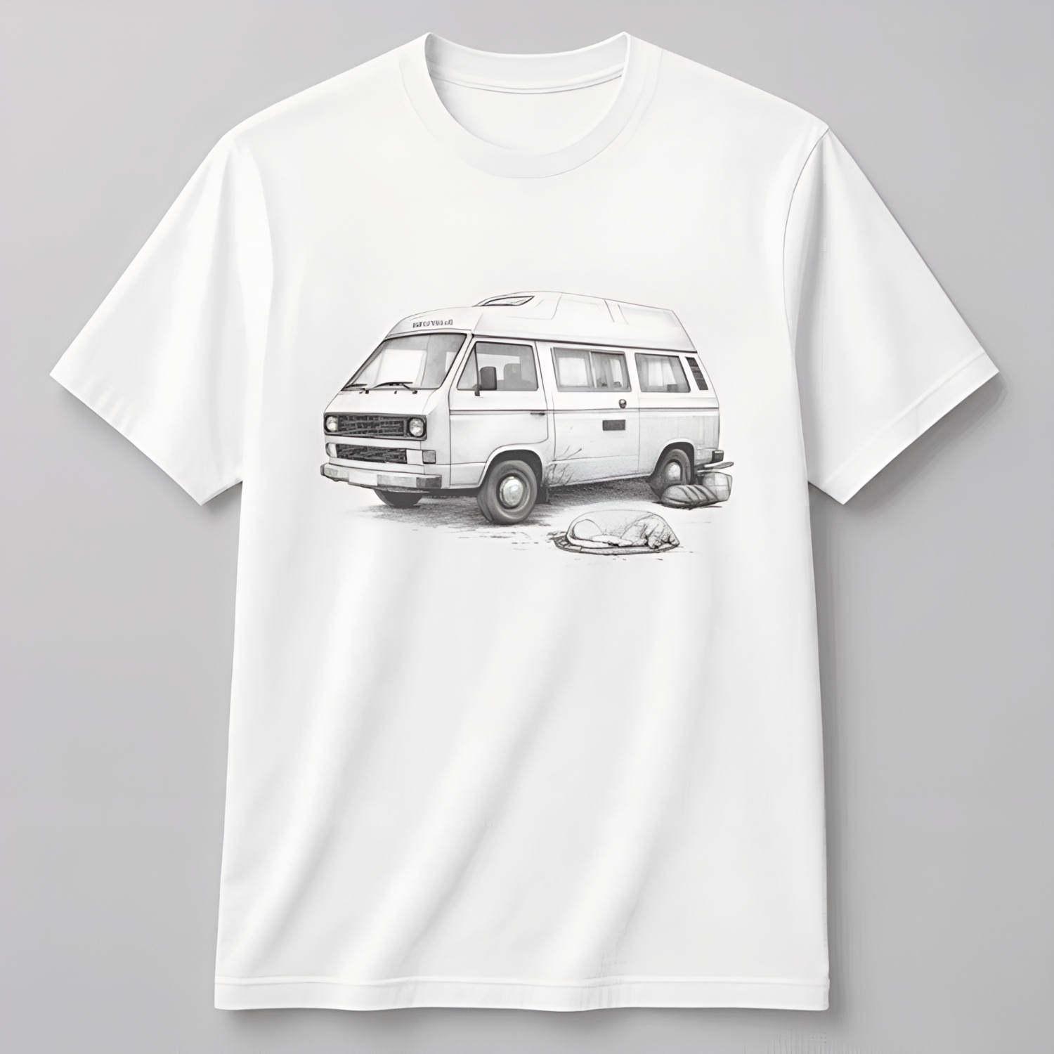 Personalisiertes Klassisches T-Shirt für Jugendliche Sketch-Style