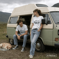 Personalisiertes Klassisches T-Shirt für Jugendliche Sketch-Style