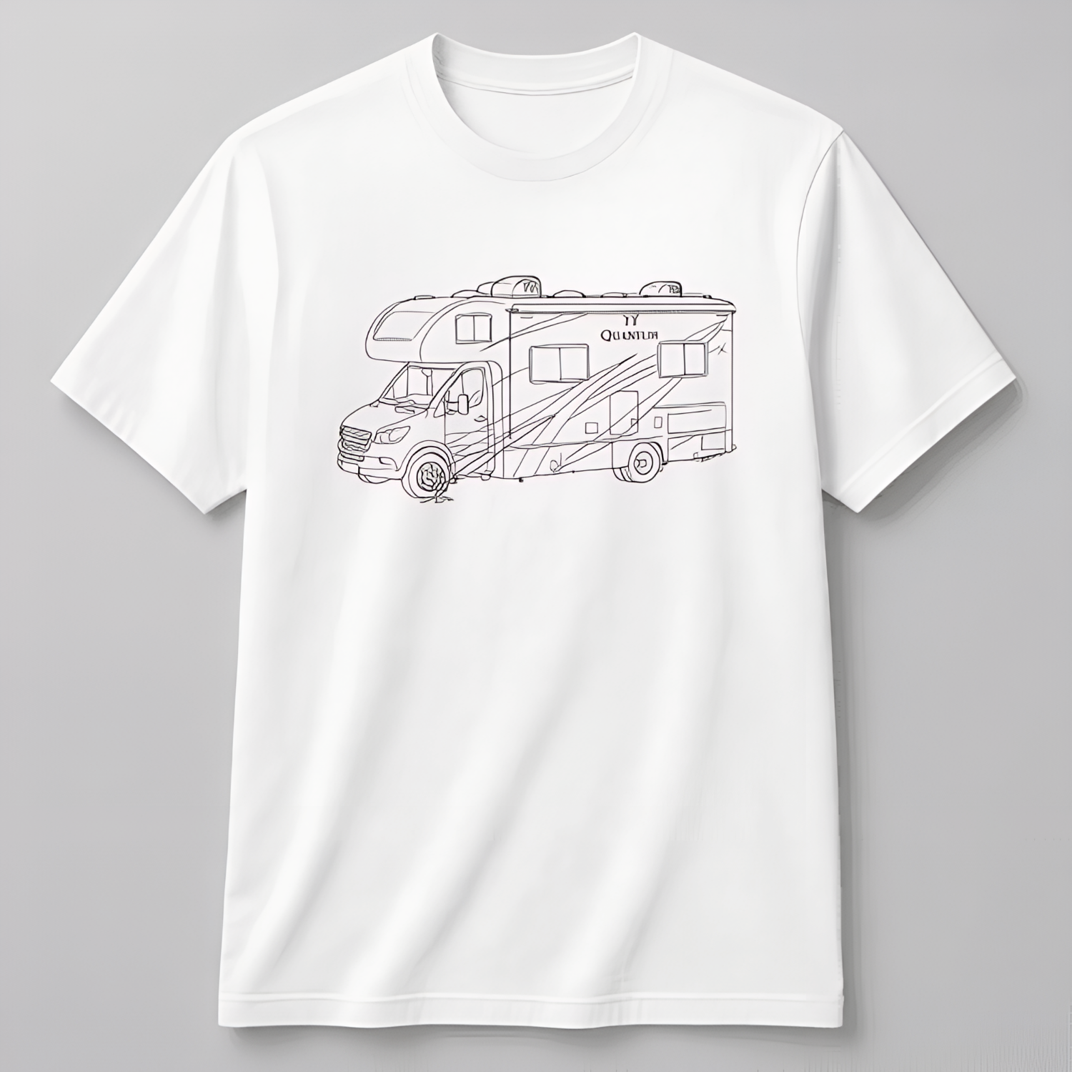 Personalisiertes Unisex T-Shirt Lineart-Style