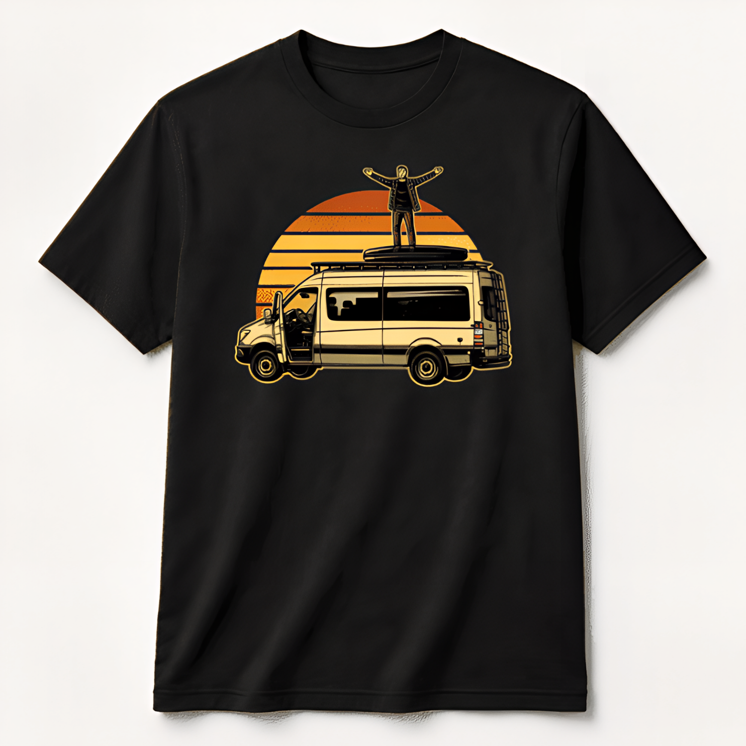 Personalisiertes Unisex T-Shirt Retro-Style