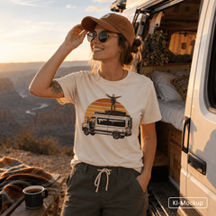 Personalisiertes Unisex T-Shirt Retro-Style