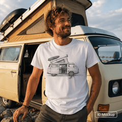 Personalisiertes Unisex T-Shirt Sketch-Style